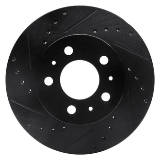 DFC® - Premium Drilled and Slotted Front Driver Side Brake Rotor