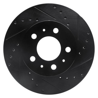 DFC® - Premium Drilled and Slotted Front Passenger Side Brake Rotor