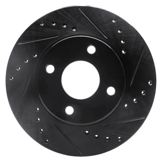 DFC® - Premium Drilled and Slotted Front Passenger Side Brake Rotor