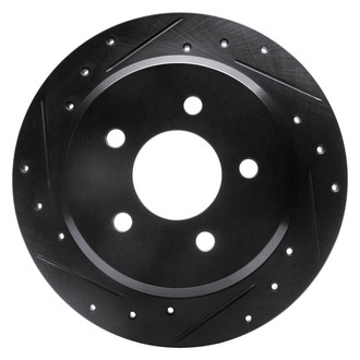 DFC® - Premium Drilled and Slotted Rear Driver Side Brake Rotor