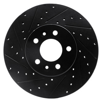 DFC® - Premium Drilled and Slotted Front Driver Side Brake Rotor