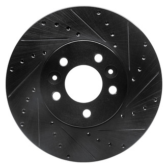 DFC® - Premium Drilled and Slotted Front Passenger Side Brake Rotor