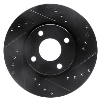 DFC® - Premium Drilled and Slotted Front Passenger Side Brake Rotor