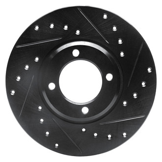 DFC® - Premium Drilled and Slotted Front Passenger Side Brake Rotor
