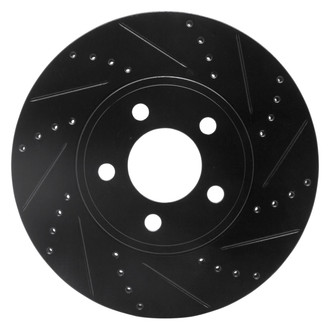 DFC® - Premium Drilled and Slotted Front Passenger Side Brake Rotor