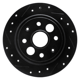 DFC® - Premium Drilled and Slotted Rear Driver Side Brake Rotor