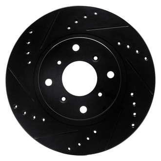 DFC® - Premium Drilled and Slotted Front Driver Side Brake Rotor