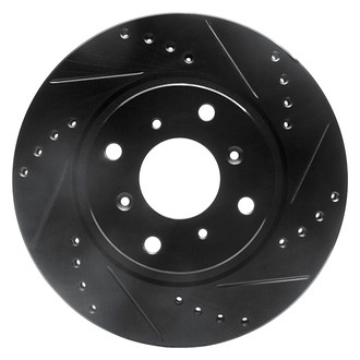 DFC® - Premium Drilled and Slotted Front Passenger Side Brake Rotor
