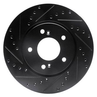 DFC® - Premium Drilled and Slotted Front Driver Side Brake Rotor
