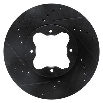 DFC® - Premium Drilled and Slotted Front Driver Side Brake Rotor