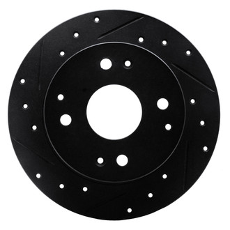 DFC® - Premium Drilled and Slotted Rear Driver Side Brake Rotor