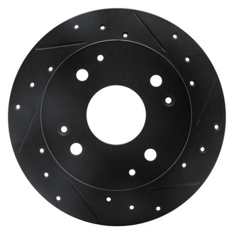 DFC® - Premium Drilled and Slotted Rear Passenger Side Brake Rotor