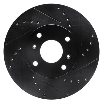 DFC® - Premium Drilled and Slotted Front Passenger Side Brake Rotor