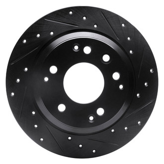 DFC® - Premium Drilled and Slotted Rear Passenger Side Brake Rotor