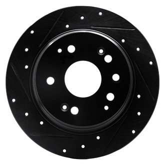 DFC® - Premium Drilled and Slotted Rear Driver Side Brake Rotor