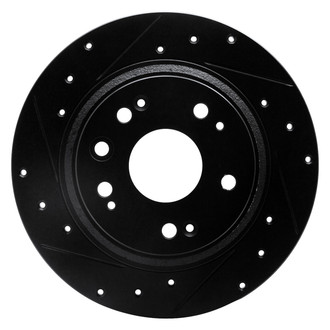 DFC® - Premium Drilled and Slotted Rear Driver Side Brake Rotor