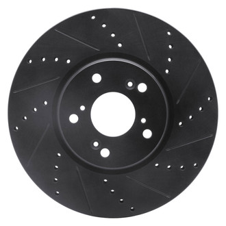 DFC® - Premium Drilled and Slotted Front Passenger Side Brake Rotor