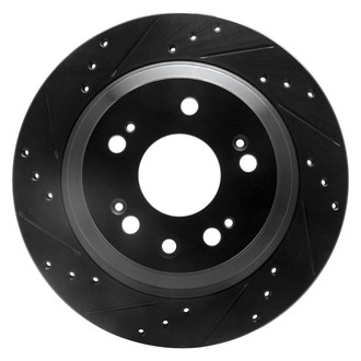 DFC® - Premium Drilled and Slotted Rear Driver Side Brake Rotor