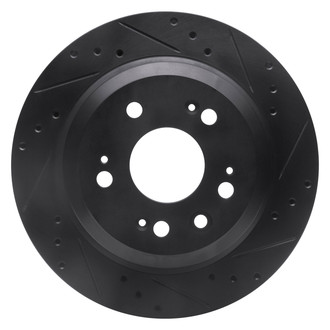 DFC® - Premium Drilled and Slotted Rear Passenger Side Brake Rotor
