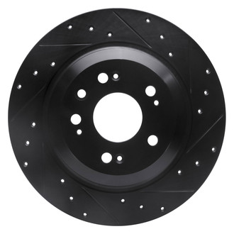 DFC® - Premium Drilled and Slotted Rear Passenger Side Brake Rotor