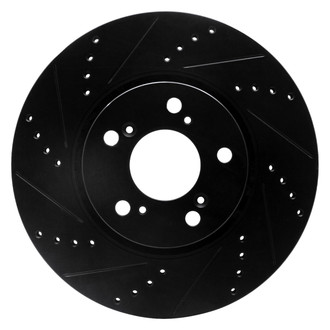 DFC® - Premium Drilled and Slotted Front Driver Side Brake Rotor