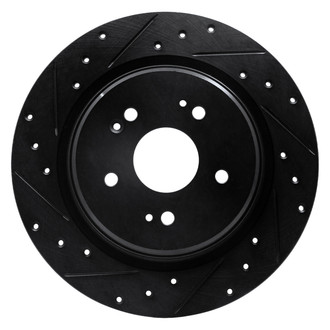 DFC® - Premium Drilled and Slotted Rear Driver Side Brake Rotor