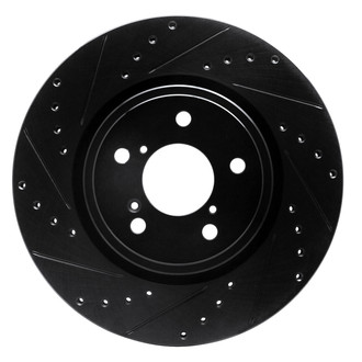 DFC® - Premium Drilled and Slotted Front Driver Side Brake Rotor