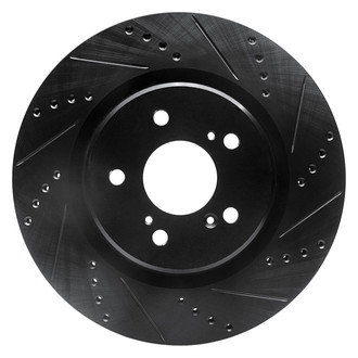 DFC® - Premium Drilled and Slotted Front Passenger Side Brake Rotor
