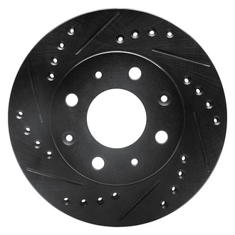 DFC® - Premium Drilled and Slotted Front Driver Side Brake Rotor