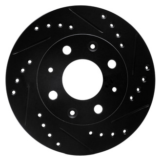 DFC® - Premium Drilled and Slotted Front Passenger Side Brake Rotor