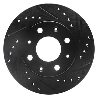 DFC® - Premium Drilled and Slotted Front Passenger Side Brake Rotor