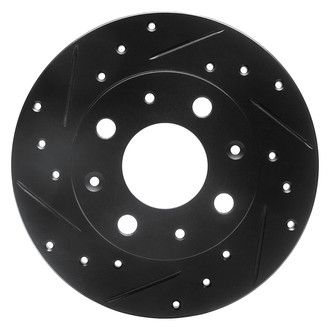 DFC® - Premium Drilled and Slotted Front Driver Side Brake Rotor