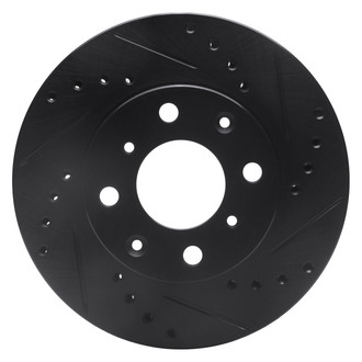 DFC® - Premium Drilled and Slotted Front Passenger Side Brake Rotor