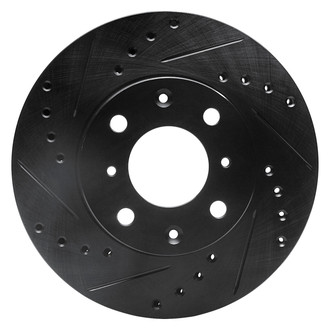DFC® - Premium Drilled and Slotted Front Driver Side Brake Rotor