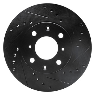 DFC® - Premium Drilled and Slotted Front Passenger Side Brake Rotor