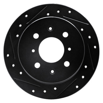 DFC® - Premium Drilled and Slotted Rear Driver Side Brake Rotor