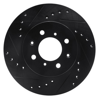 DFC® - Premium Drilled and Slotted Front Driver Side Brake Rotor
