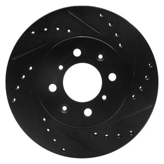 DFC® - Premium Drilled and Slotted Front Passenger Side Brake Rotor