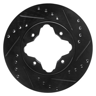 DFC® - Premium Drilled and Slotted Front Passenger Side Brake Rotor