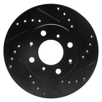 DFC® - Premium Drilled and Slotted Front Passenger Side Brake Rotor