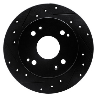 DFC® - Premium Drilled and Slotted Rear Driver Side Brake Rotor