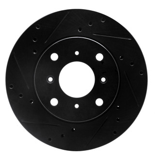 DFC® - Premium Drilled and Slotted Front Driver Side Brake Rotor