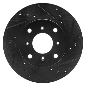 DFC® - Premium Drilled and Slotted Front Passenger Side Brake Rotor