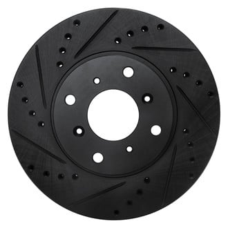 DFC® - Premium Drilled and Slotted Front Driver Side Brake Rotor