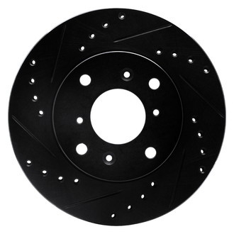 DFC® - Premium Drilled and Slotted Front Driver Side Brake Rotor