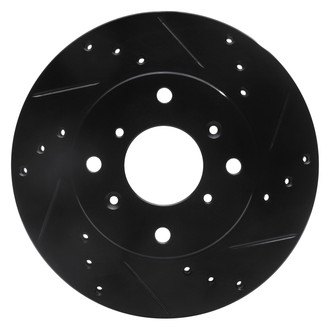 DFC® - Premium Drilled and Slotted Front Passenger Side Brake Rotor