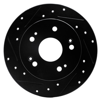 DFC® - Premium Drilled and Slotted Rear Driver Side Brake Rotor