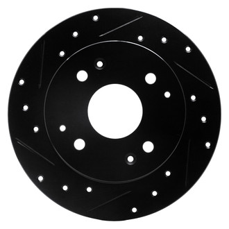 DFC® - Premium Drilled and Slotted Rear Driver Side Brake Rotor