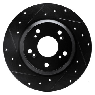 DFC® - Premium Drilled and Slotted Rear Driver Side Brake Rotor