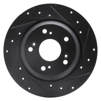 DFC® - Premium Drilled and Slotted Rear Passenger Side Brake Rotor